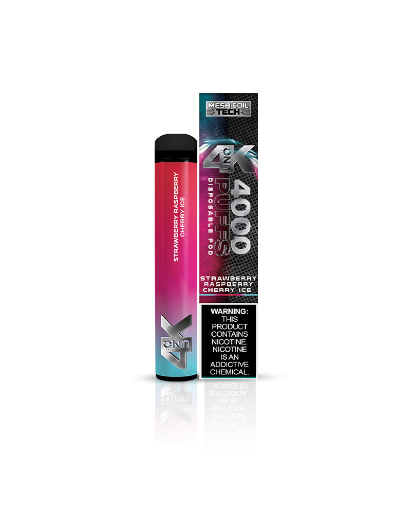 UNO 4K - Disposable Vape (5% - 4000 Puffs) - Box of 10 - MK Distro