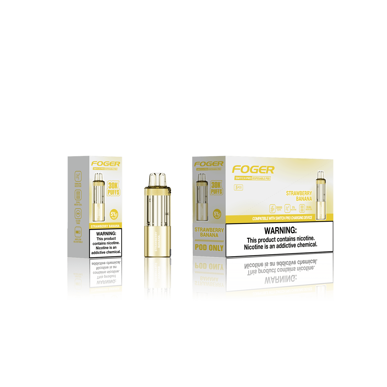 Foger Switch Pro Pod 30k - Disposable Pod (5% - 30,000 Puffs) - Single - MK Distro
