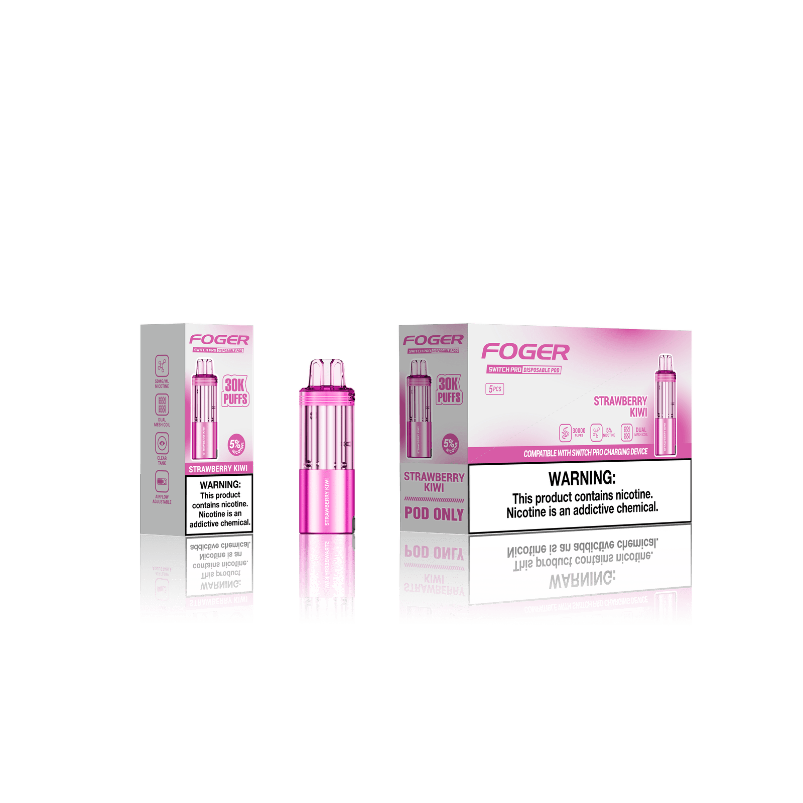 Foger Switch Pro Pod 30k - Disposable Pod (5% - 30,000 Puffs) - Single - MK Distro