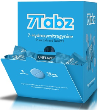 7 Tabz Hydroxymitragynine - Kratom Extract Tablet- (15mg x 40 Tablets) - MK Distro