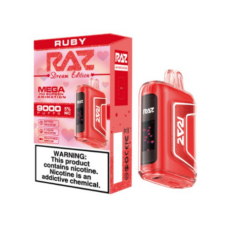 RAZ TN9000 - Disposable Vape (5% - 9000 Puffs) - Box of 5 - MK Distro