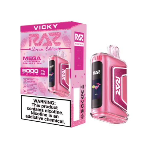 RAZ TN9000 - Disposable Vape (5% - 9000 Puffs) - Box of 5 - MK Distro