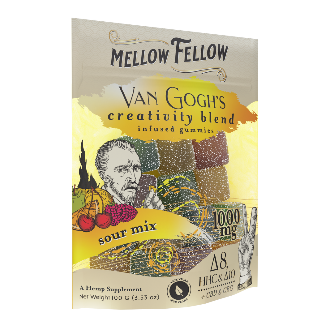 Mellow Fellow - Gummies & Edibles (1000mg) - MK Distro
