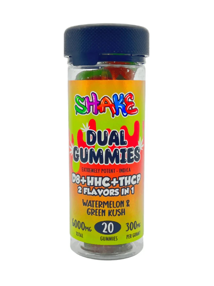 Shake - THC-A Edibles Dual Gummies (D8+HHC+THCP) - Delta Gummies (6000mg) - MK Distro