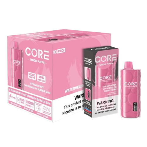 Core 12K - Disposable Vapes (5% - 12,000 Puffs) - Box of 10 - MK Distro