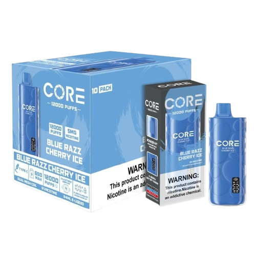 Core 12K - Disposable Vapes (5% - 12,000 Puffs) - Box of 10 - MK Distro