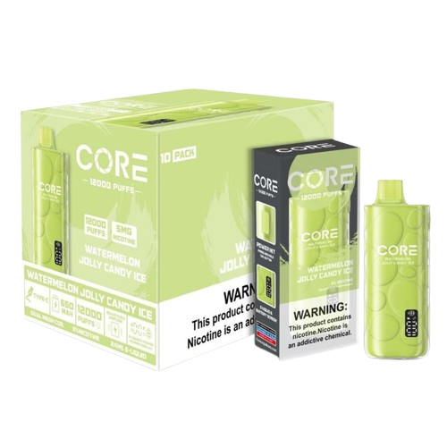 Core 12K - Disposable Vapes (5% - 12,000 Puffs) - Box of 10 - MK Distro