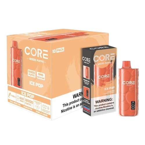 Core 12K - Disposable Vapes (5% - 12,000 Puffs) - Box of 10 - MK Distro