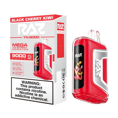 RAZ TN9000 - Disposable Vape (5% - 9000 Puffs) - Box of 5 - MK Distro