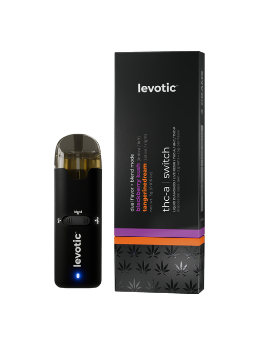 Levotic - THCa Switch(LiquidDiamonds+Live Resin+THC-A+HHC+THC-P)- Premium Blend Delta Disposables (3g) - MK Distro