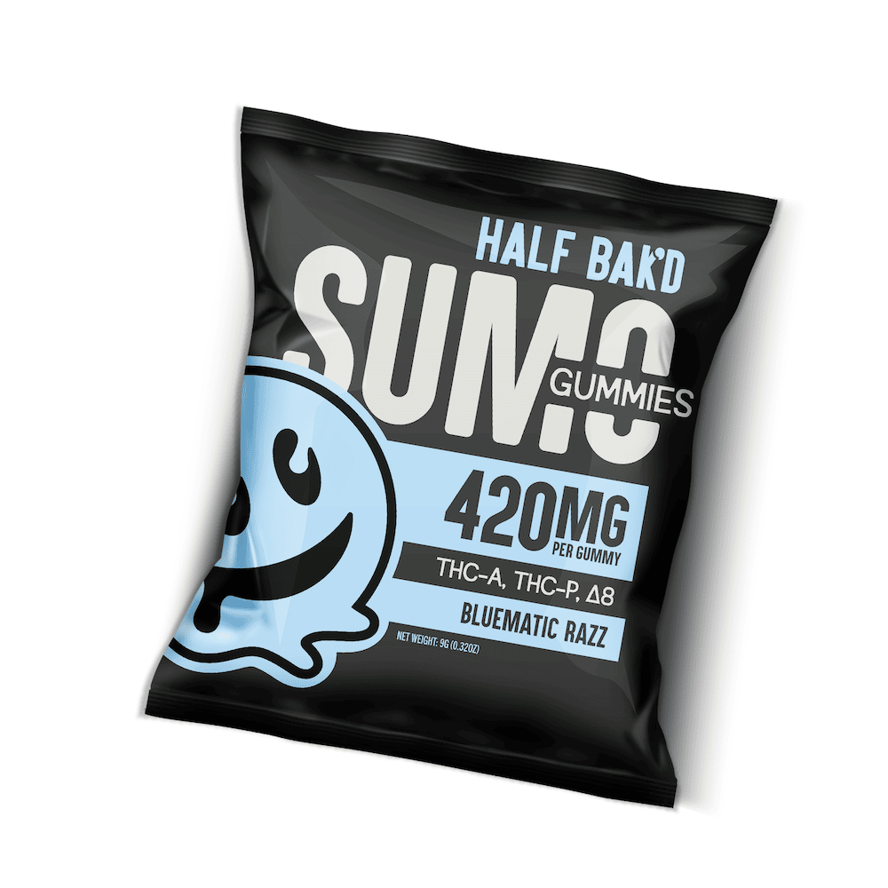 Half Bak'd - Sumo Gummies (THC-A + THC-P) - Delta Gummies (420mg x 30 Gummies) - MK Distro