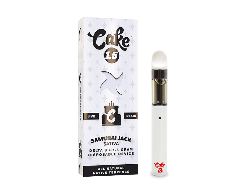 Cake Delta8 Live Resin - Hemp Disposable (1.5g x 5) - MK Distro