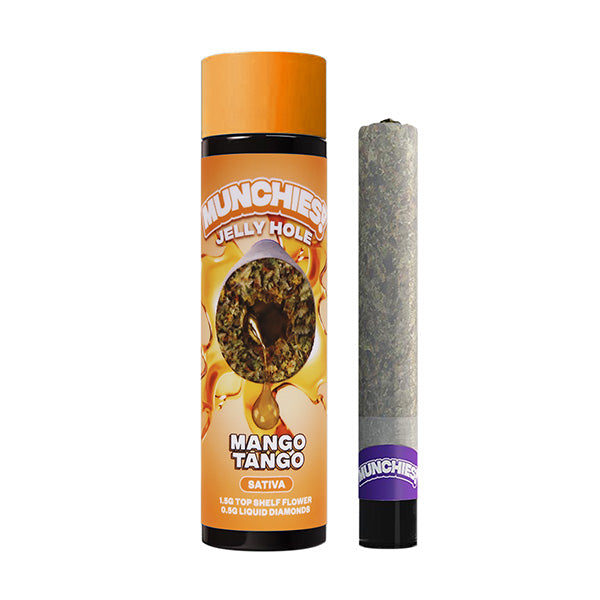 Munchies! - Jelly Hole (1.5g Flower + 0.5g Liquid Diamonds) - Delta Pre-Rolls (2g x 1 Pre-Roll) - MK Distro