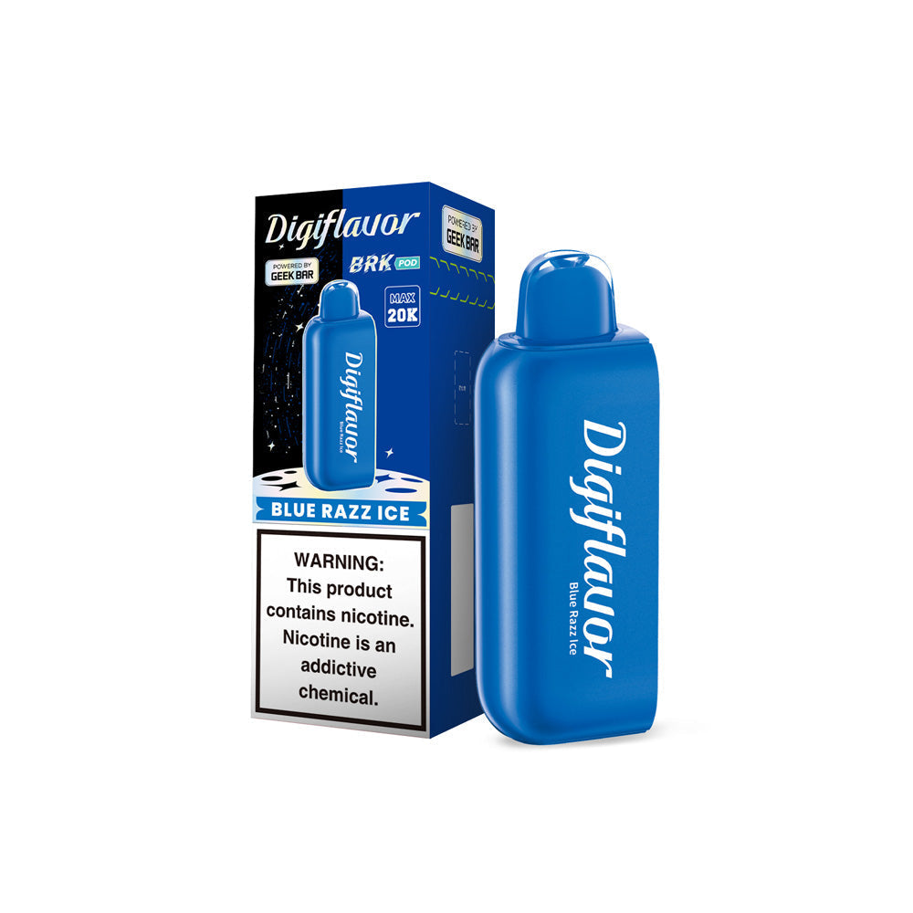 Geek Bar Digiflavor BRK Pod & Battery - Disposable Vape (5% - 20,000 Puffs) - Box of 5 - MK Distro