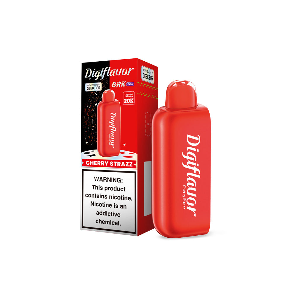 Geek Bar Digiflavor BRK Pod & Battery - Disposable Vape (5% - 20,000 Puffs) - Box of 5 - MK Distro
