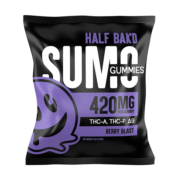 Half Bak'd - Sumo Gummies (THC-A + THC-P) - Delta Gummies (420mg x 30 Gummies) - MK Distro