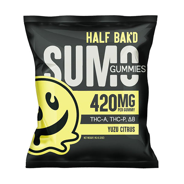 Half Bak'd - Sumo Gummies (THC-A + THC-P) - Delta Gummies (420mg x 30 Gummies) - MK Distro