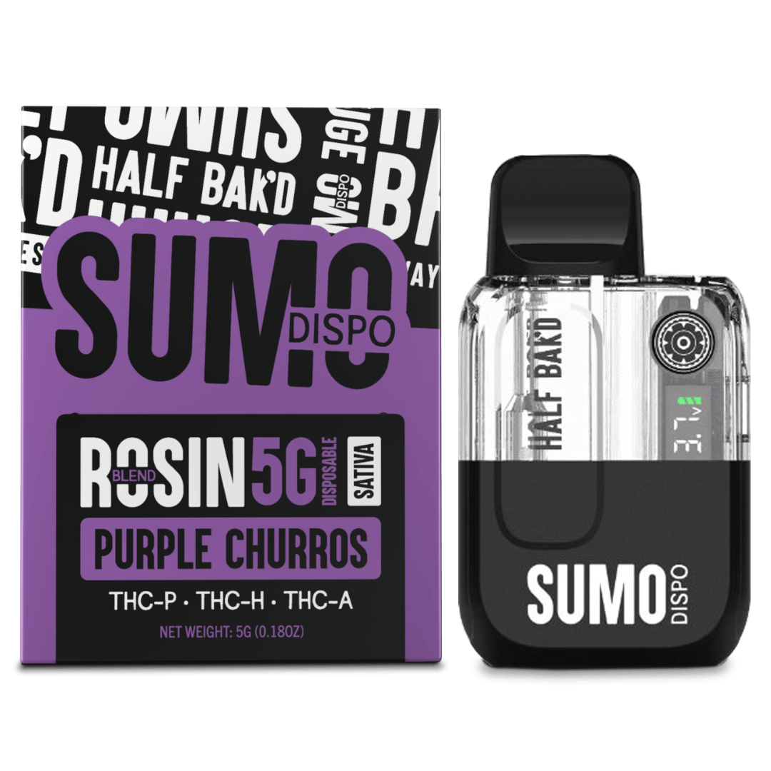 Half Bak'd - Rosin Blend (THCP+THCH+THCA) - Delta Disposables (5g) - MK Distro