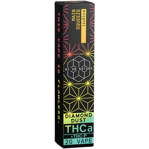 Hi On Nature (HON) - Diamond Dust (THCa + THCP) - Hemp Disposable (2g x 5) - MK Distro