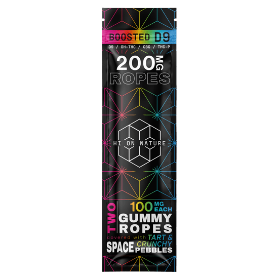 Hi On Nature (HON) - D9 Gummy Ropes Space Pebbles - Gummies & Edibles (200mg) - MK Distro