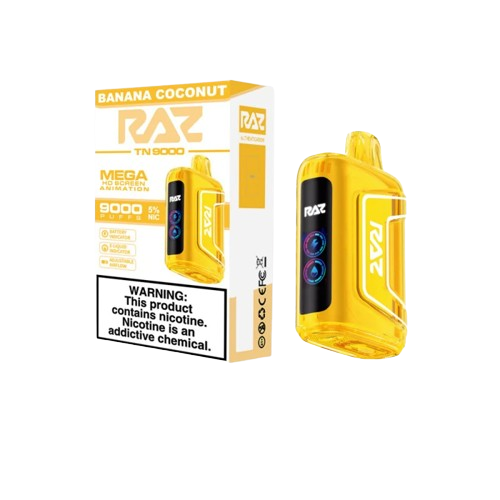 RAZ TN9000 - Disposable Vape (5% - 9000 Puffs) - Box of 5 - MK Distro
