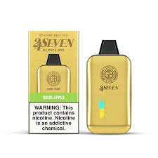 Gold Bar 24 Seven - Disposable Vape (5% - 24,000 Puffs) - Single - MK Distro