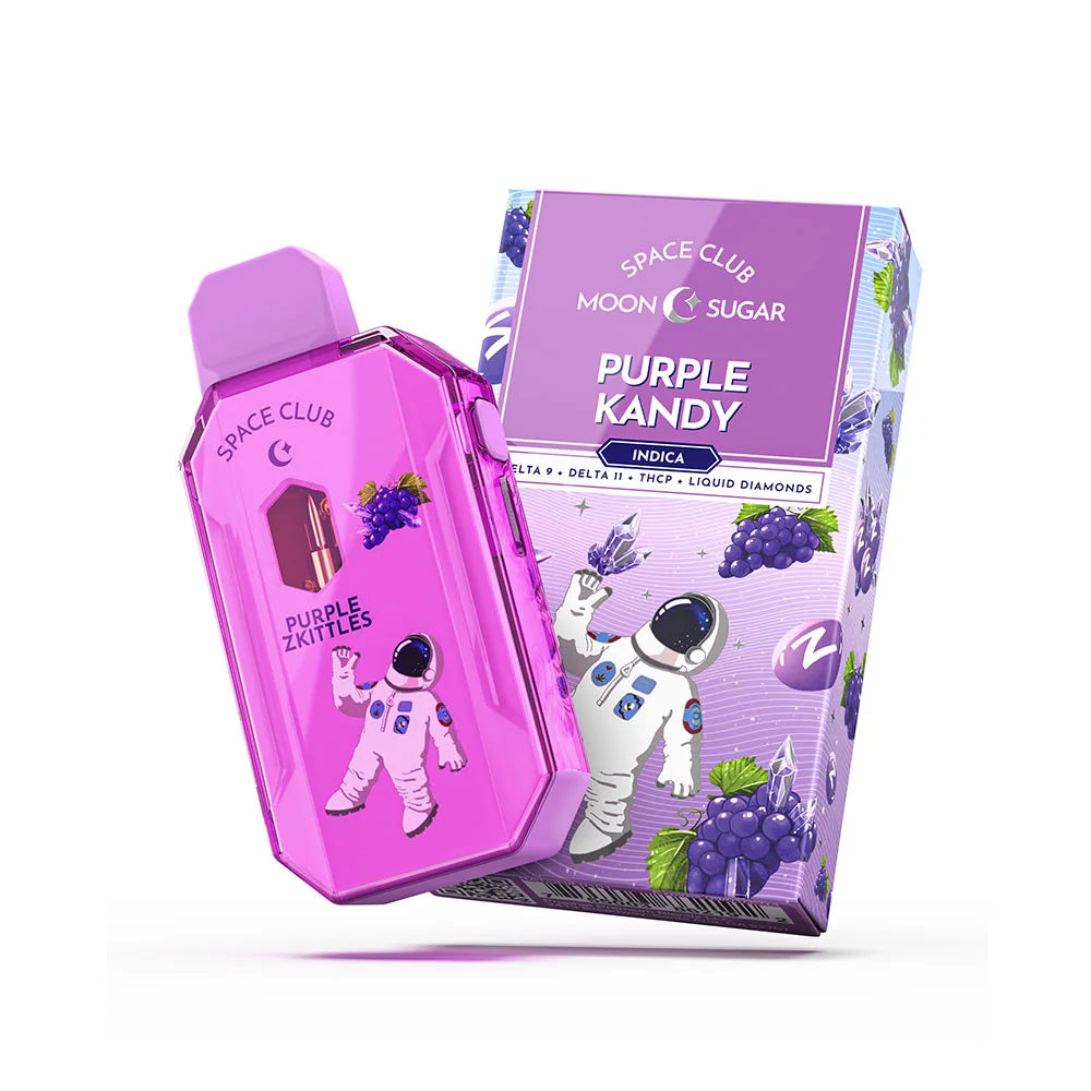 Space Club Moon Sugar (D9 + D11 + THCP + Liquid Diamonds) - Hemp Disposables (3g x 10) - MK Distro