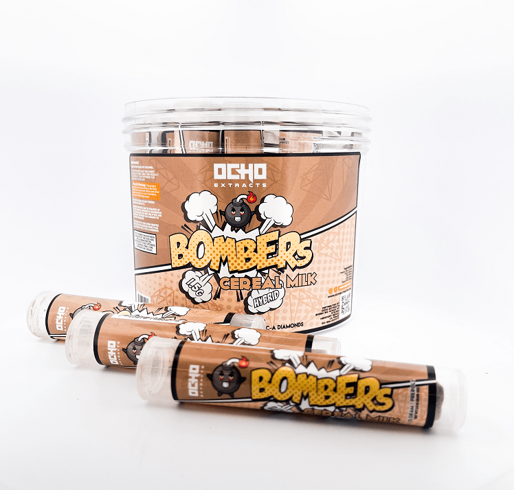 Ocho Extracts - Bombers Jar - Hemp Pre-Rolls (1.5g x 25) - MK Distro