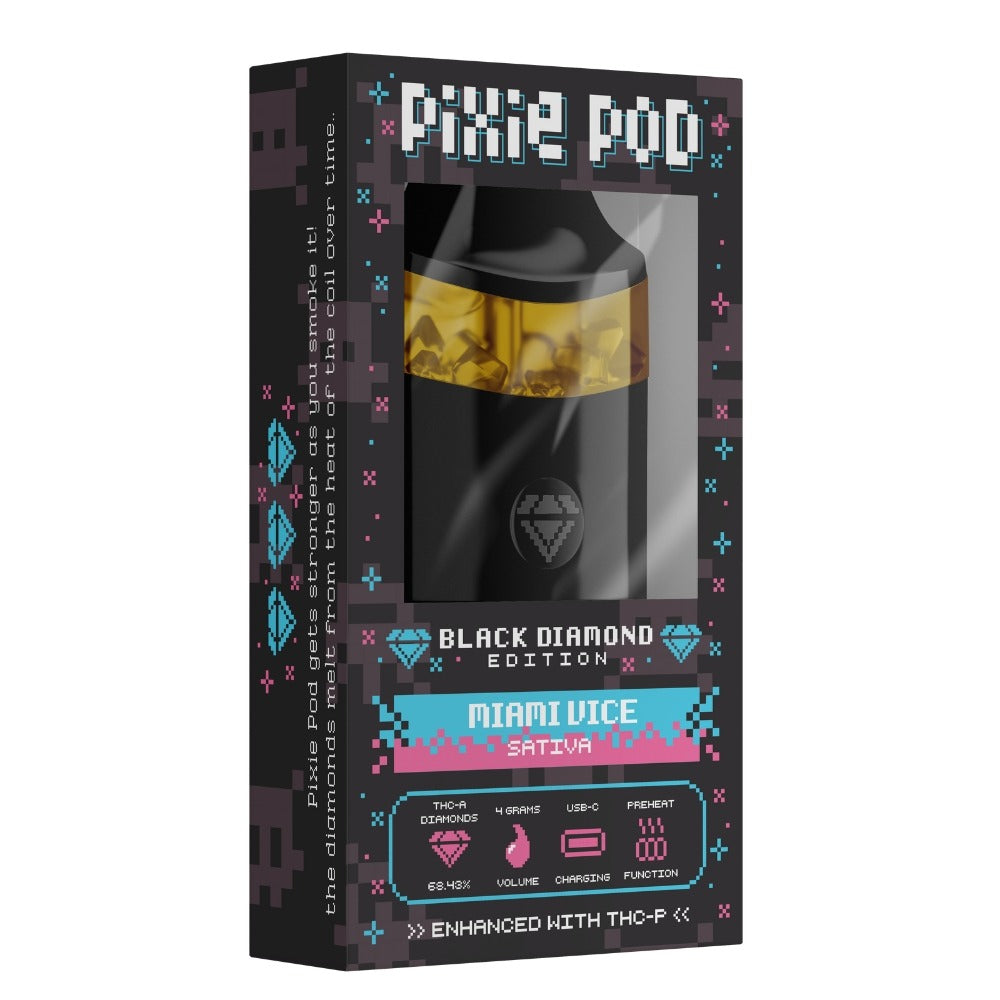 Pixie Pod - Black Edition (THC-A+THC-P) - Hemp Disposables (4g) - MK Distro