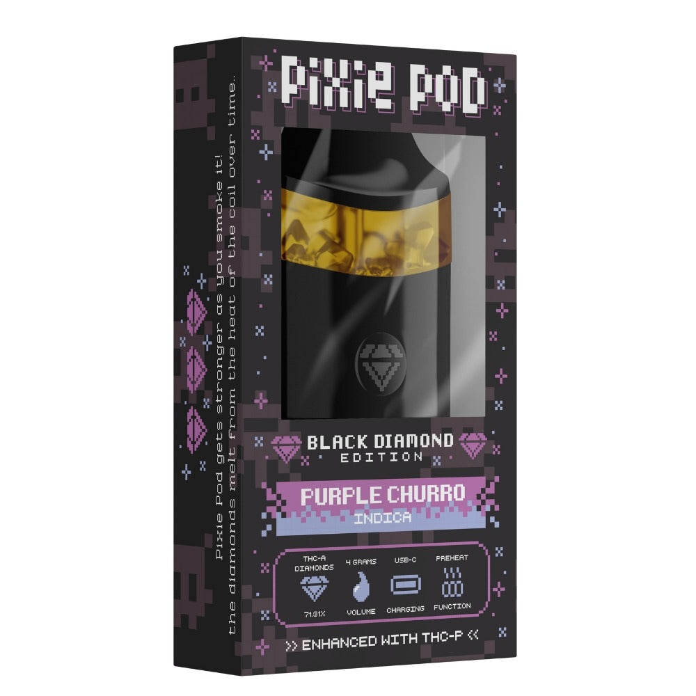 Pixie Pod - Black Edition (THC-A+THC-P) - Hemp Disposables (4g) - MK Distro