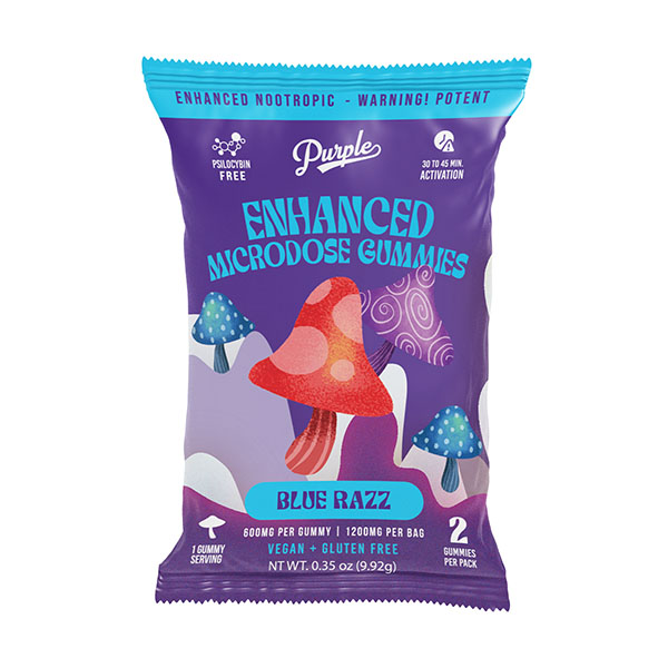 Purple - Enhanced Micro Dose - Gummies (1200mg x 20) - MK Distro