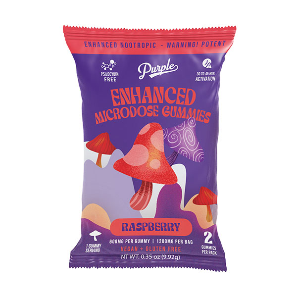 Purple - Enhanced Micro Dose - Gummies (1200mg x 20) - MK Distro