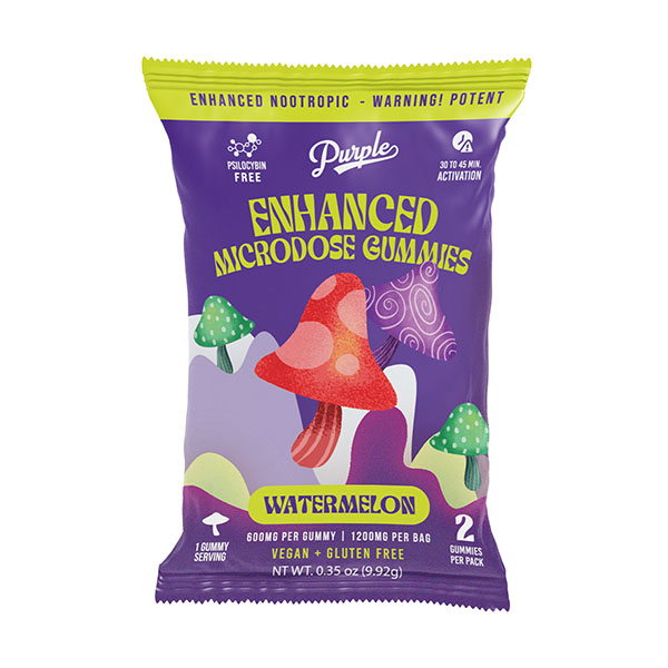 Purple - Enhanced Micro Dose - Gummies (1200mg x 20) - MK Distro