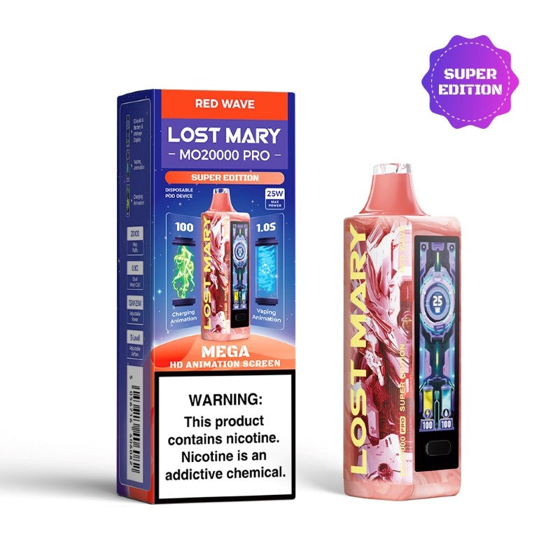 Lost Mary MO20000 Pro - Disposable Vape (5% - 20,000 Puffs) - Box of 5 - MK Distro