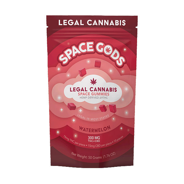 Space Gods (Delta 9 THC + CBD) - Space Gummies (300mg) - MK Distro