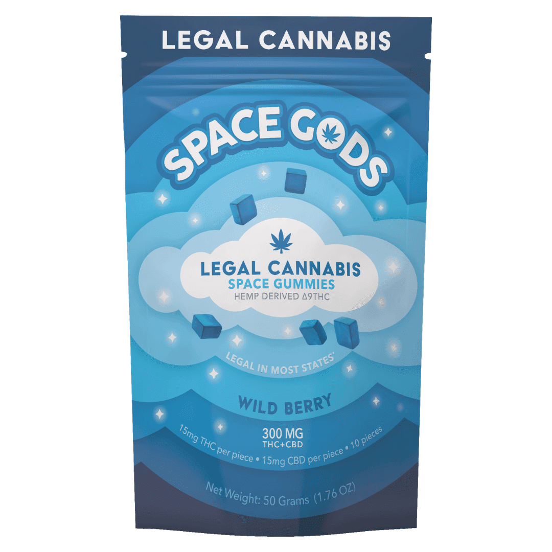 Space Gods (Delta 9 THC + CBD) - Space Gummies (300mg) - MK Distro