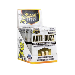 Stinger Detox - Anti buzz Xtreme Recovery(Hangover Prevention+Liver Function Support) Capsules(2ct ,12pk)