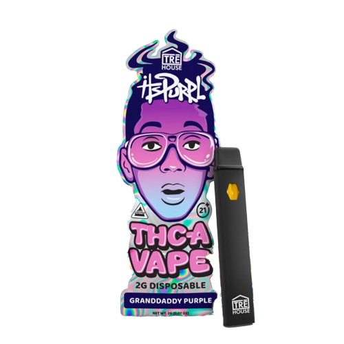 Tre House It's Purpl - THC-A Disposable - (2g) - MK Distro