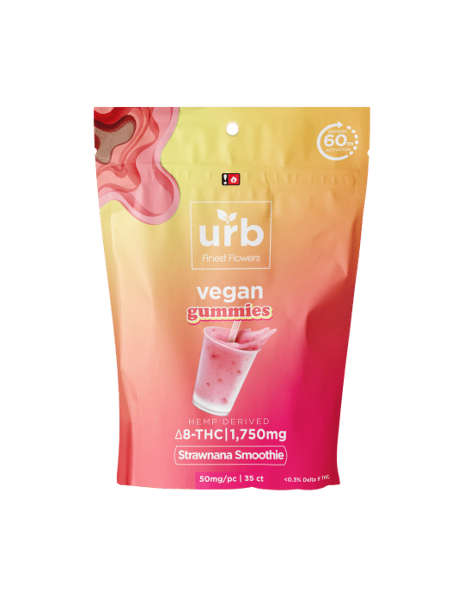 urb - Vegan Gummies (D10 + D8 + THC) - Gummies & Edibles (1750mg) - MK Distro