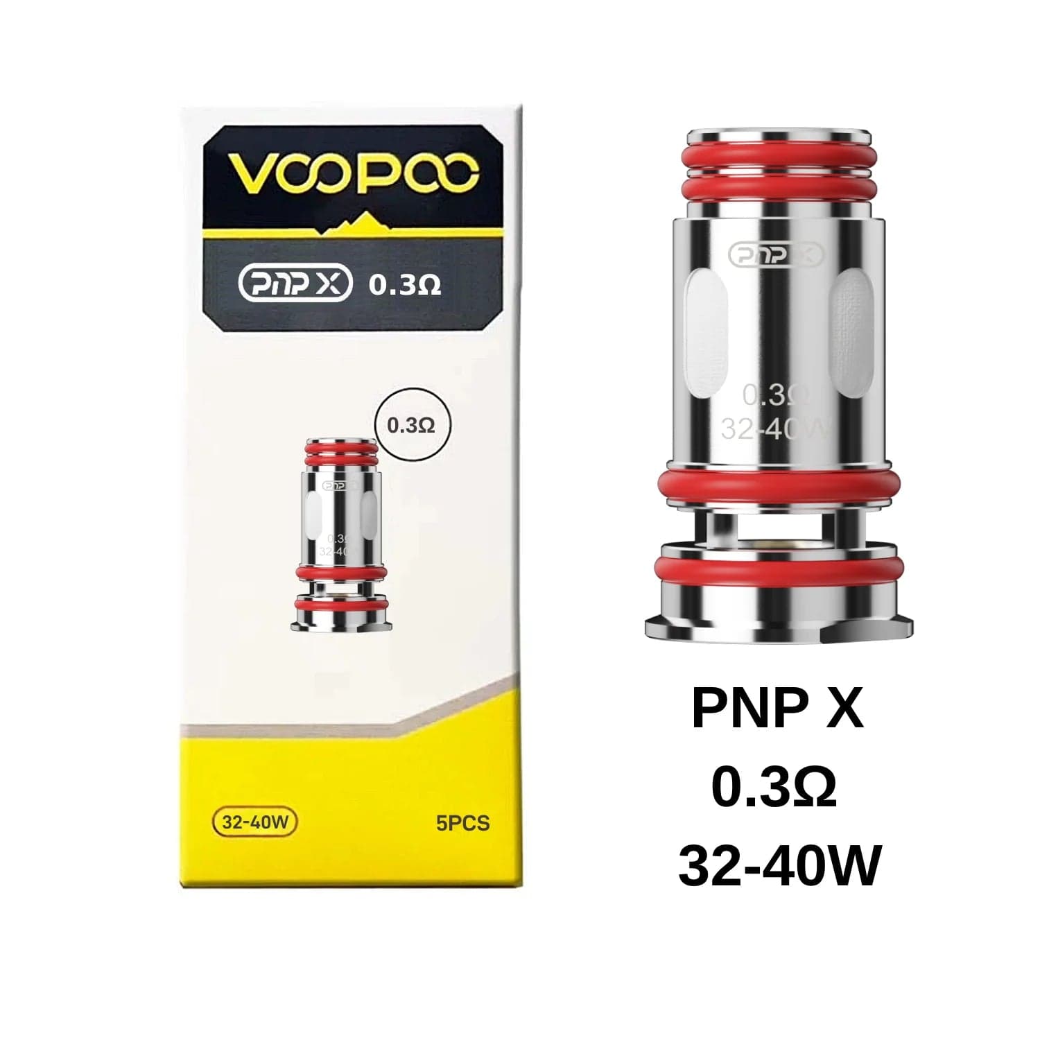 Voopoo - PNP X Replacement Coils (5pcs) - MK Distro