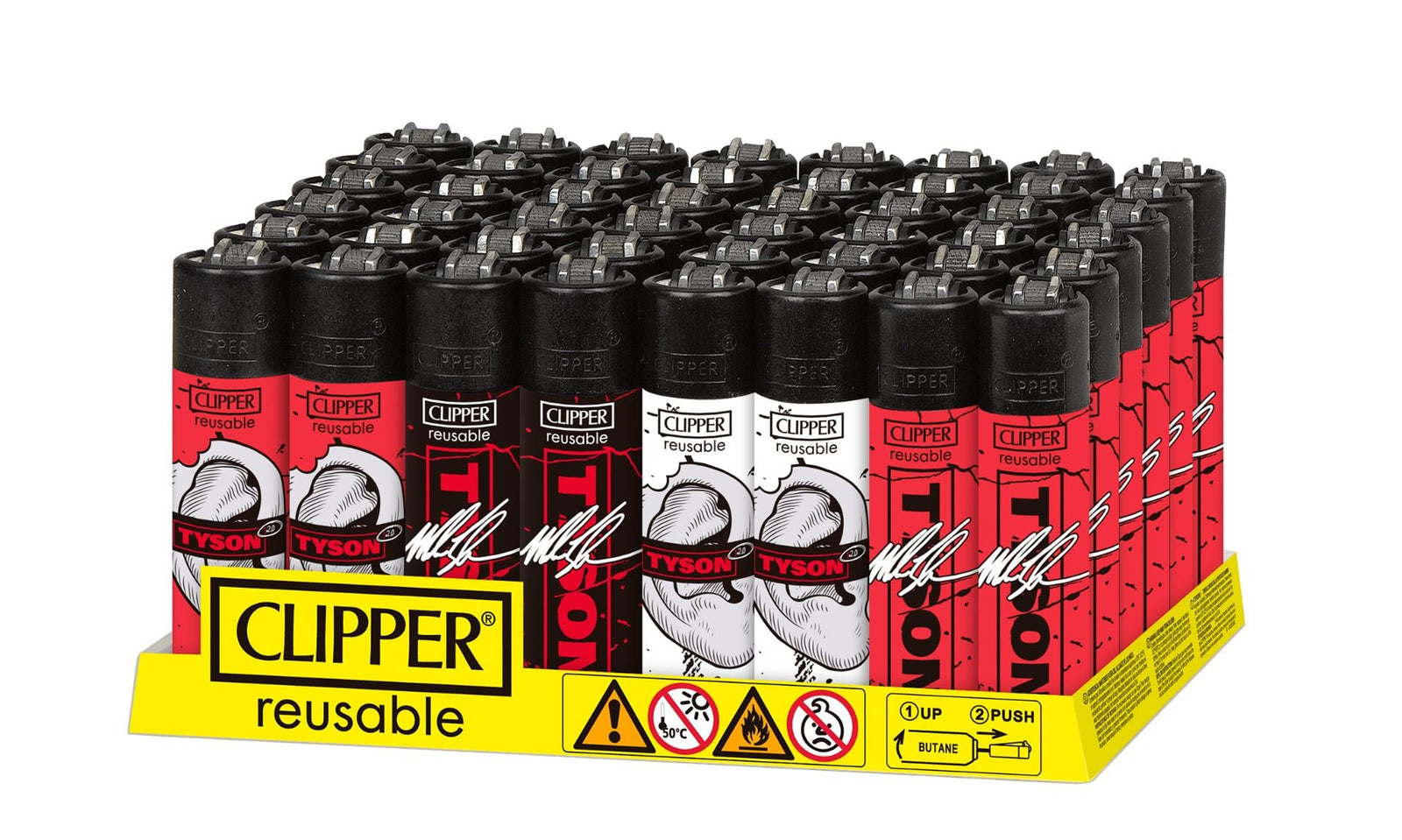 Tyson - Tyson 1 Ear CP11 Clippers Lighters (48ct) - MK Distro