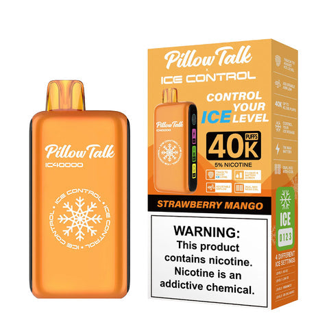 Pillow Talk Ice Control IC40000 - Disposable Vape (5% - 40,000 Puffs) - Box of 5 - MK Distro