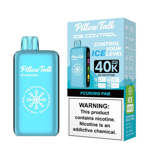 Pillow Talk Ice Control IC40000 - Disposable Vape (5% - 40,000 Puffs) - Box of 5 - MK Distro