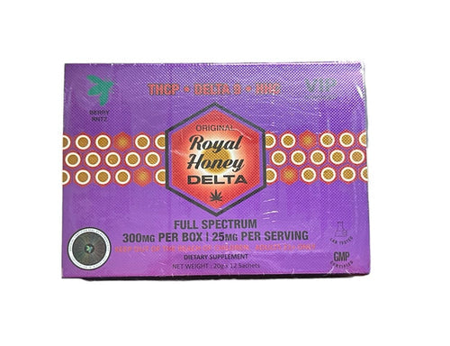 VIP Stronger Royal Honey - (THCP + D9 + HHC) Enhancement (25mg) - Single - MK Distro
