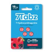 7Tabz Hydroxymitragynine Tablets (15mg x 4ct) - Kratom Capsules (Box of 10) - MK Distro
