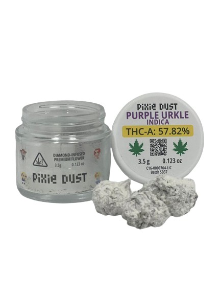 Pixie Dust - Diamond Infused Premium Flower (THCA) - Hemp Flower (3.5g) - MK Distro