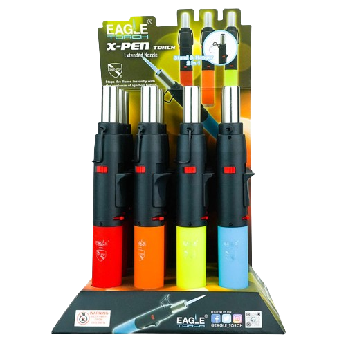 Eagle - X-PEN Extended Nozzle (PT133XP) - Disposable Lighters (Box of 12) - MK Distro