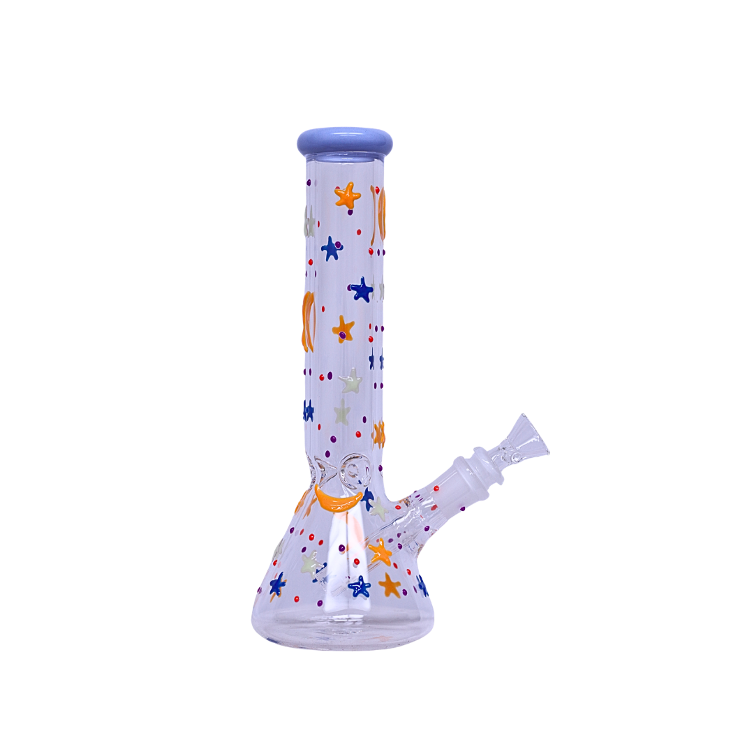 Moon & Stars Design (WPM0524) - Water Pipes - MK Distro