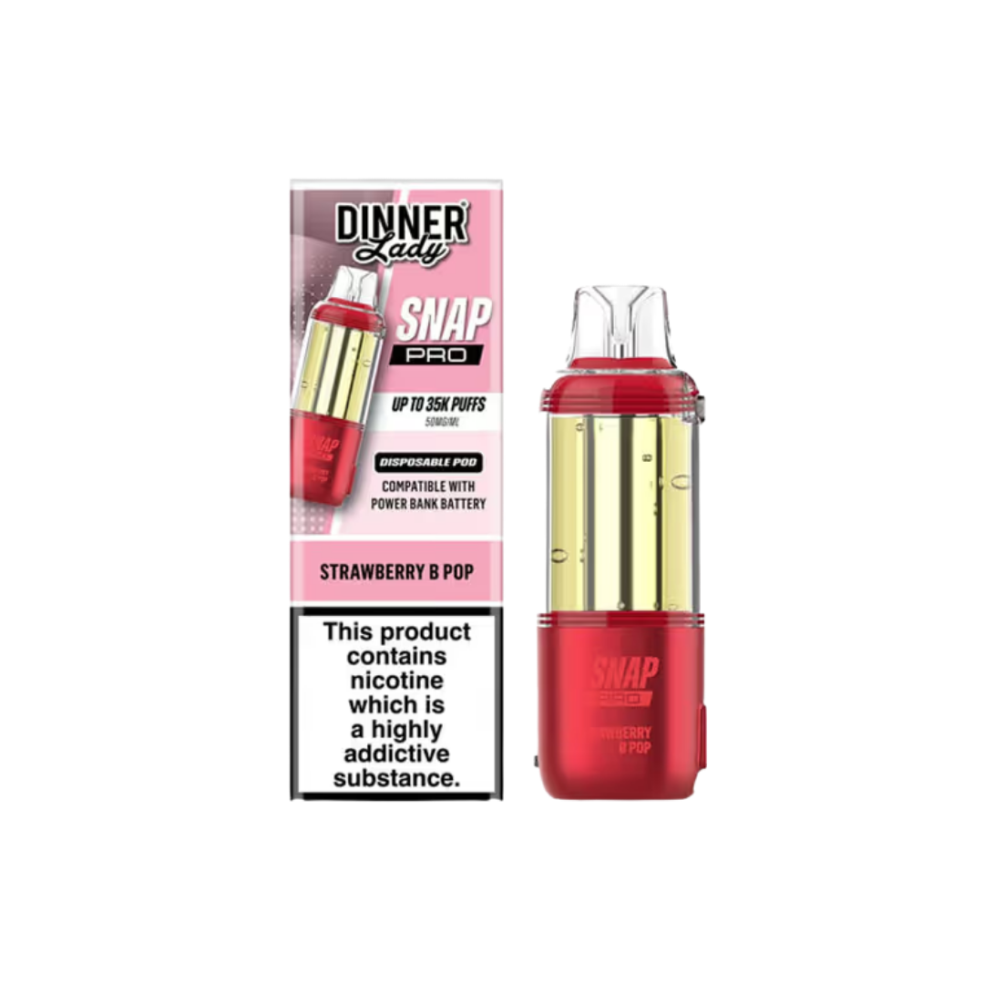 Dinner Lady Snap Pro 35K - Disposable Vape (5%) (Single) - MK Distro