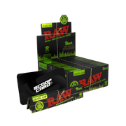 Raw - Organic Black - King Size Slim - Rolling Papers (50 x 32 Papers) - MK Distro